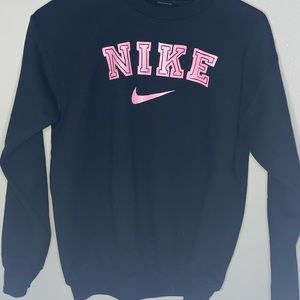 Black Nike inspired sweatshirt